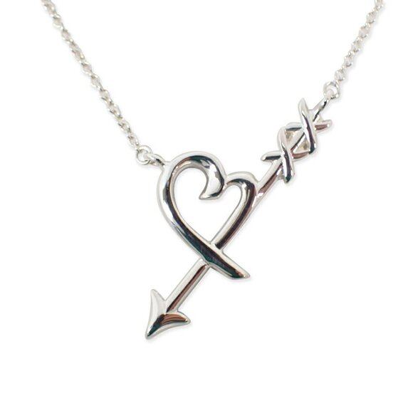 TIFFANY Silver Heart Necklace